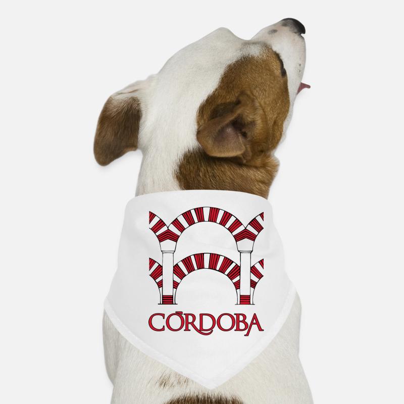 Cordoue 1 - Bandana pour chien - blanc