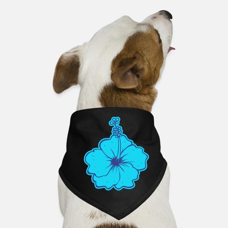 La fleur d'Hibiscus Bandana pour chien
