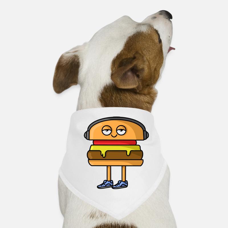 Burger Hunde-Bandana