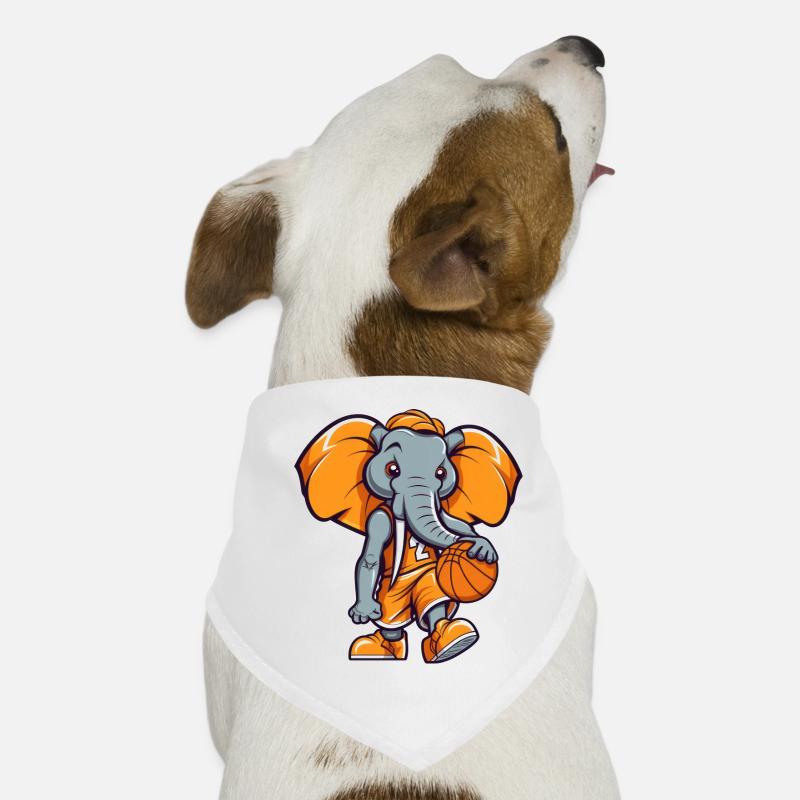 Basketballer Elefant Hunde-Bandana