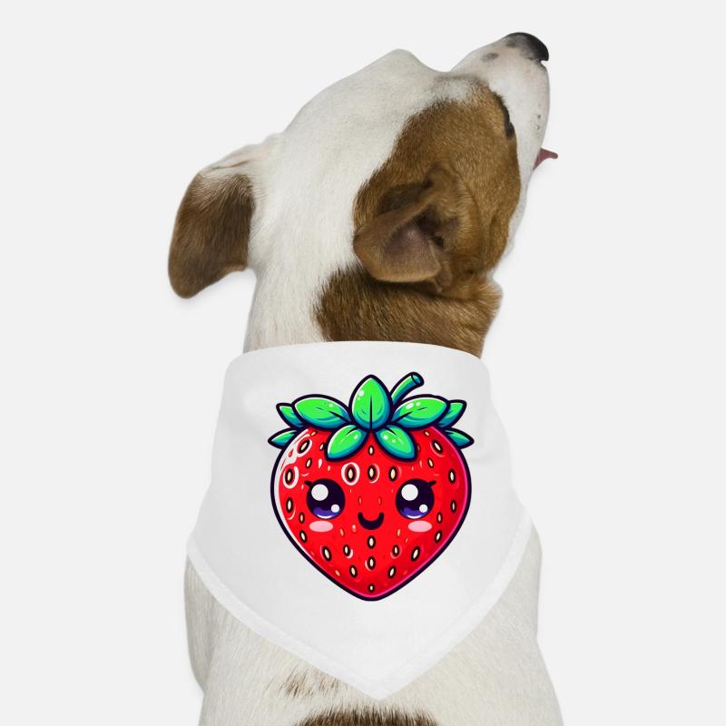 Strawberry Strawberries Dog Bandana