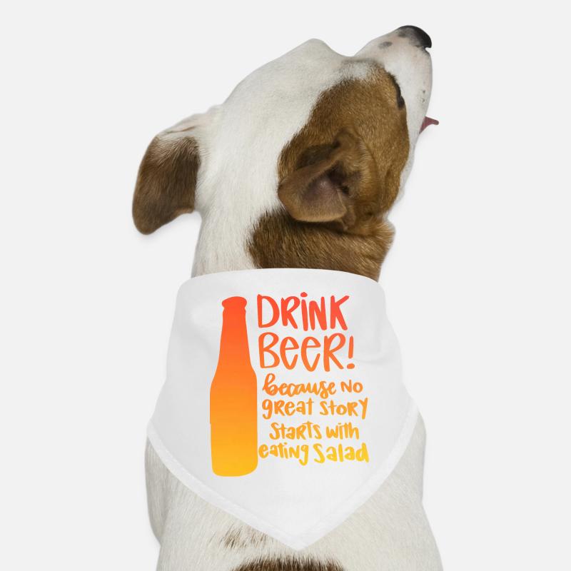 Drink Beer Hunde-Bandana