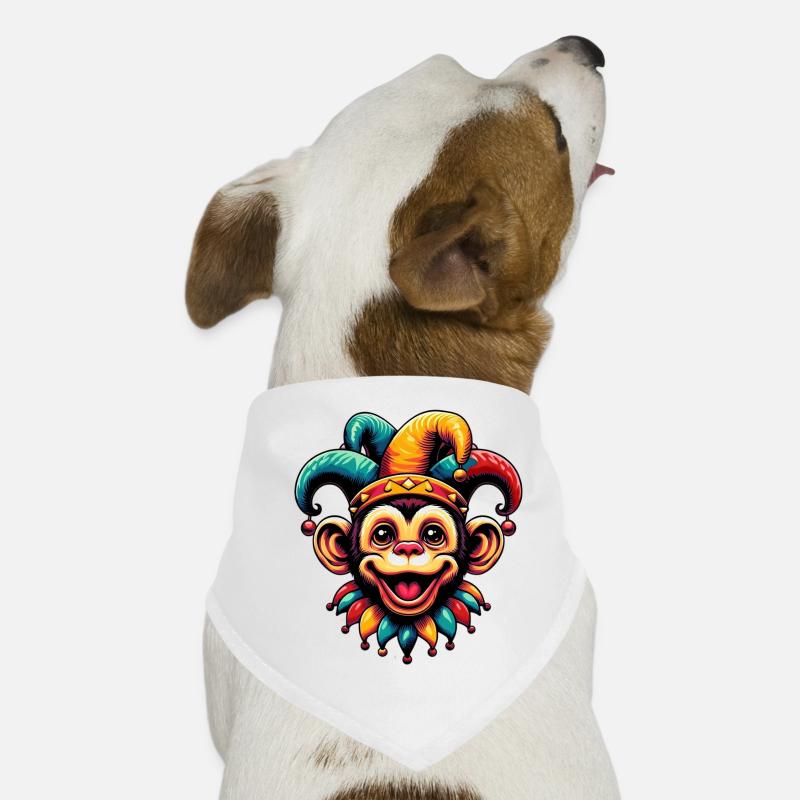Singe Bouffon Bandana pour chien