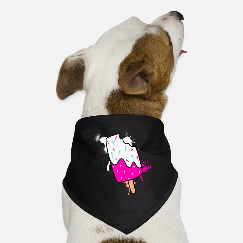 cream Dog Bandana