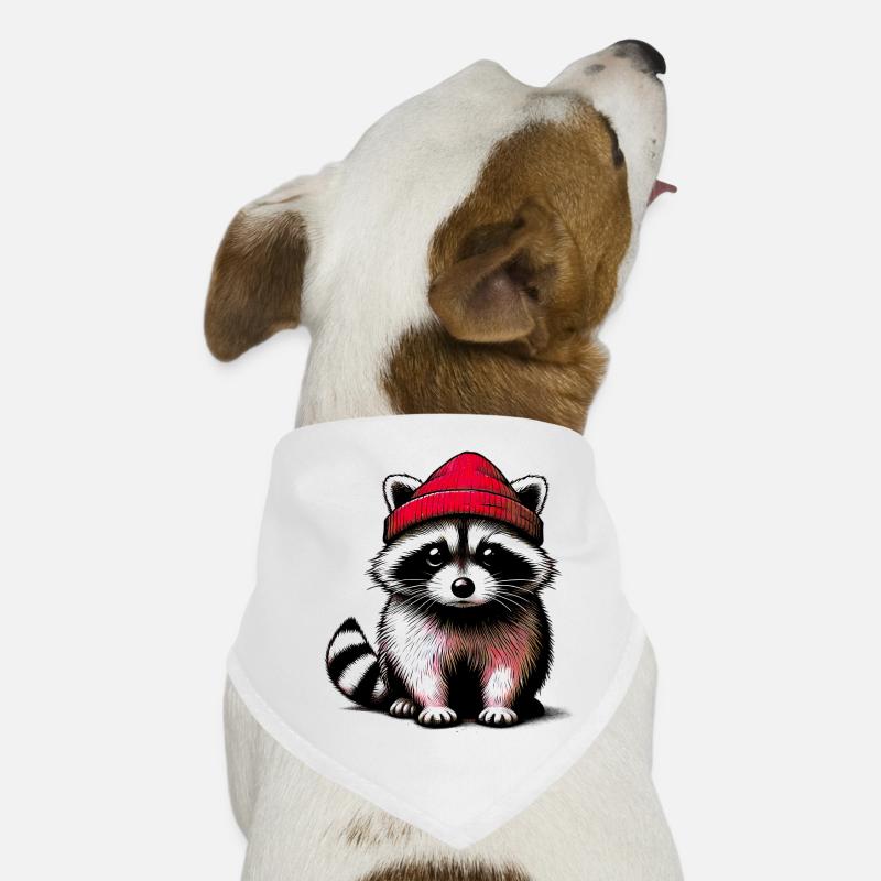 Raton laveur Bandana pour chien