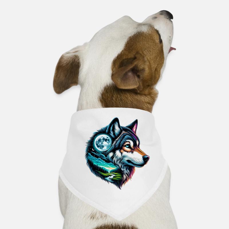 Wolf Dog Bandana