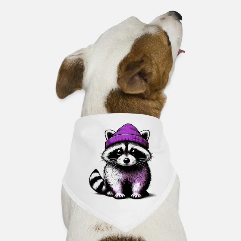 Waschbär Hunde-Bandana