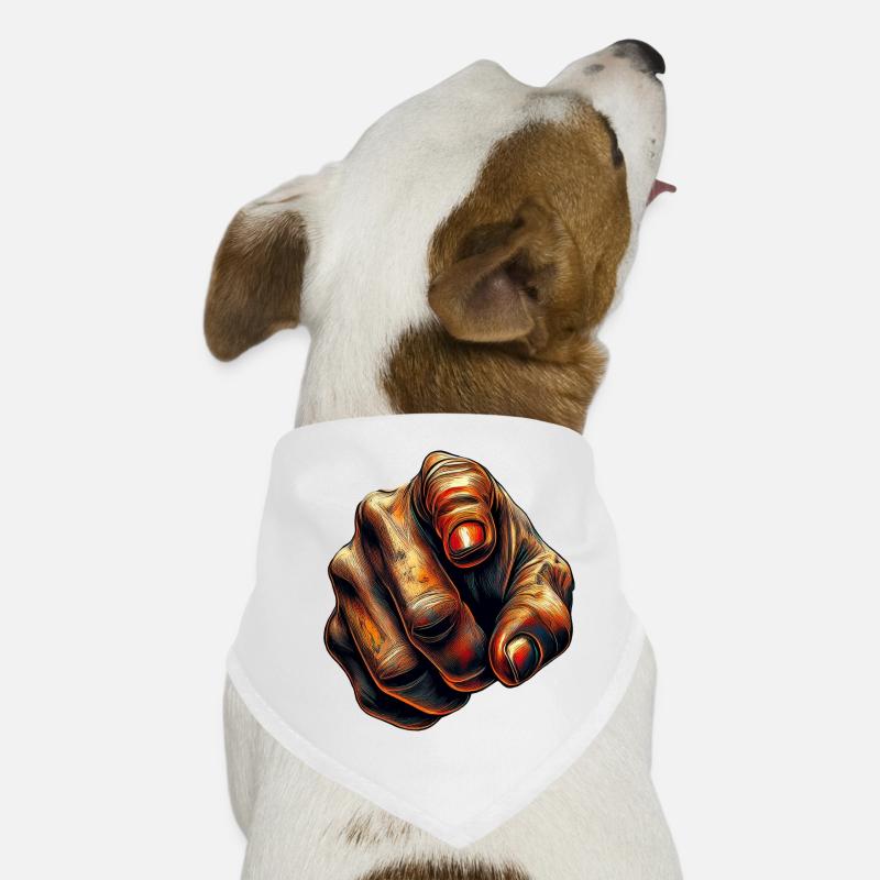 Farbfeuer Handzeigekunst Hunde-Bandana