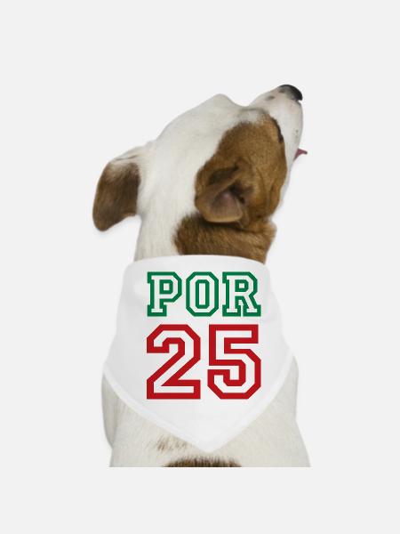 PORTUGAL - Bandana pour chien - blanc - Devant