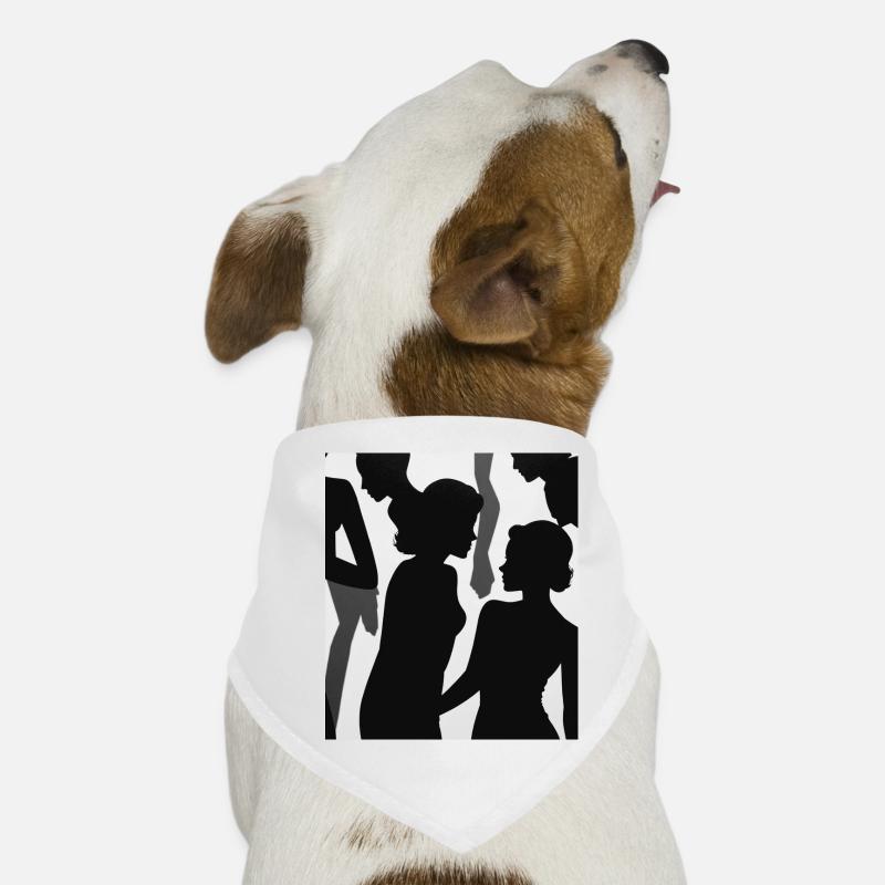 Character shadows Dog Bandana