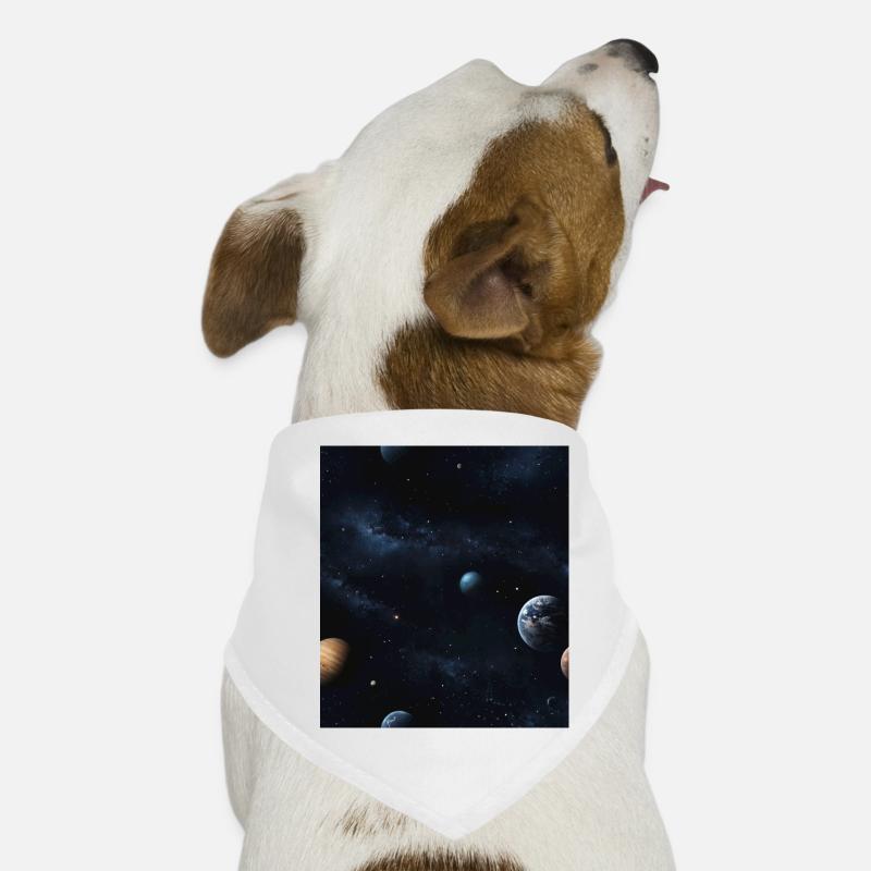 Planets in space Dog Bandana