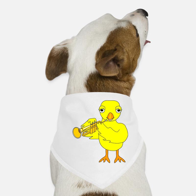 Trompette poussin Bandana pour chien