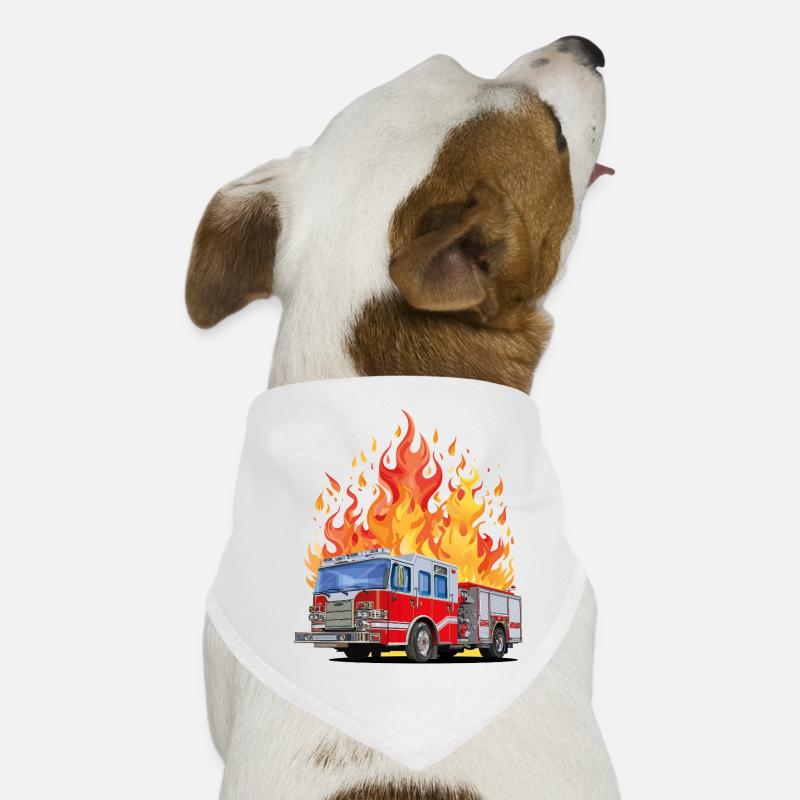 Les pompiers en action Bandana pour chien