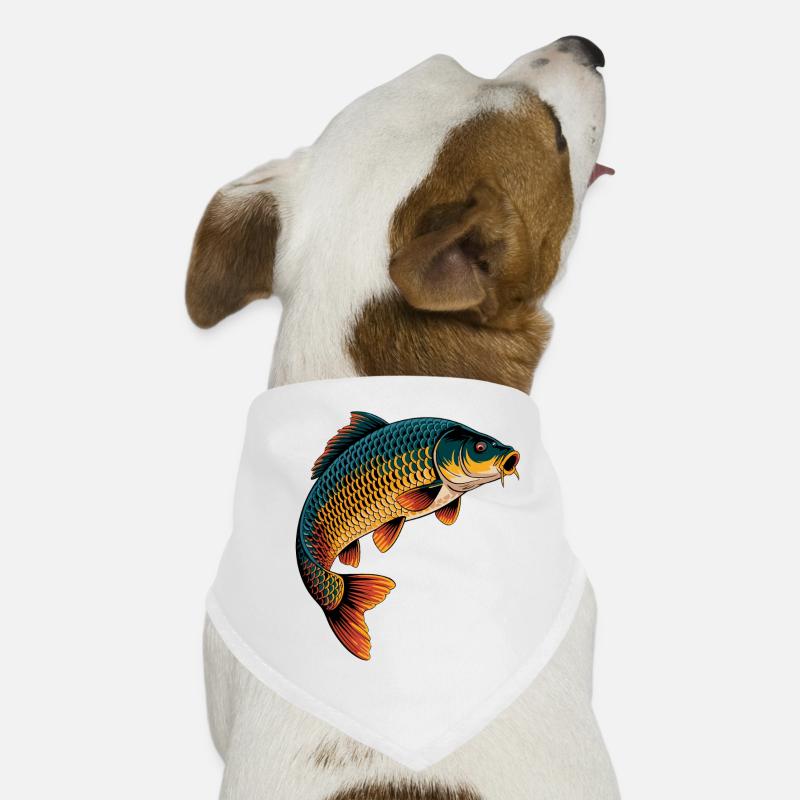 Springender Karpfen  Hunde-Bandana