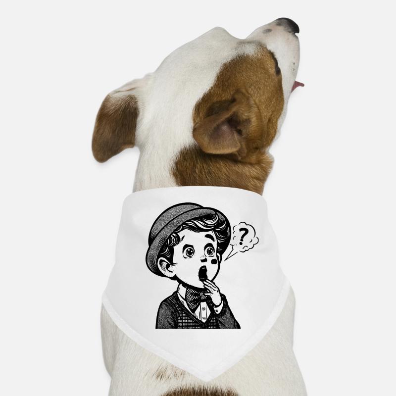 erwundertes Gentil - enfant surpris Bandana pour chien