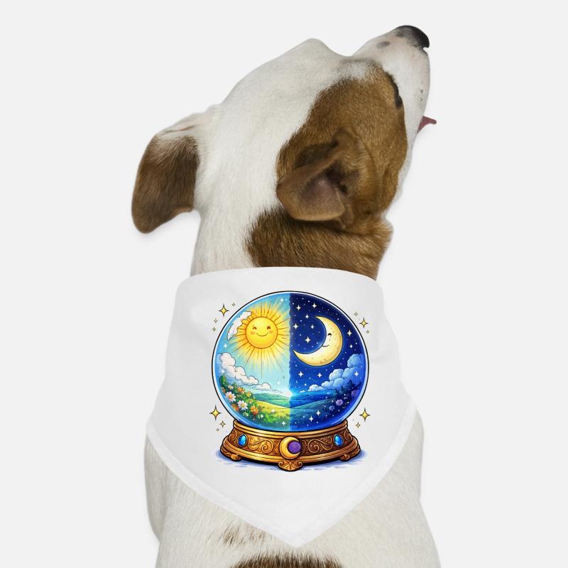 Boule de cristal jour-nuit Bandana pour chien
