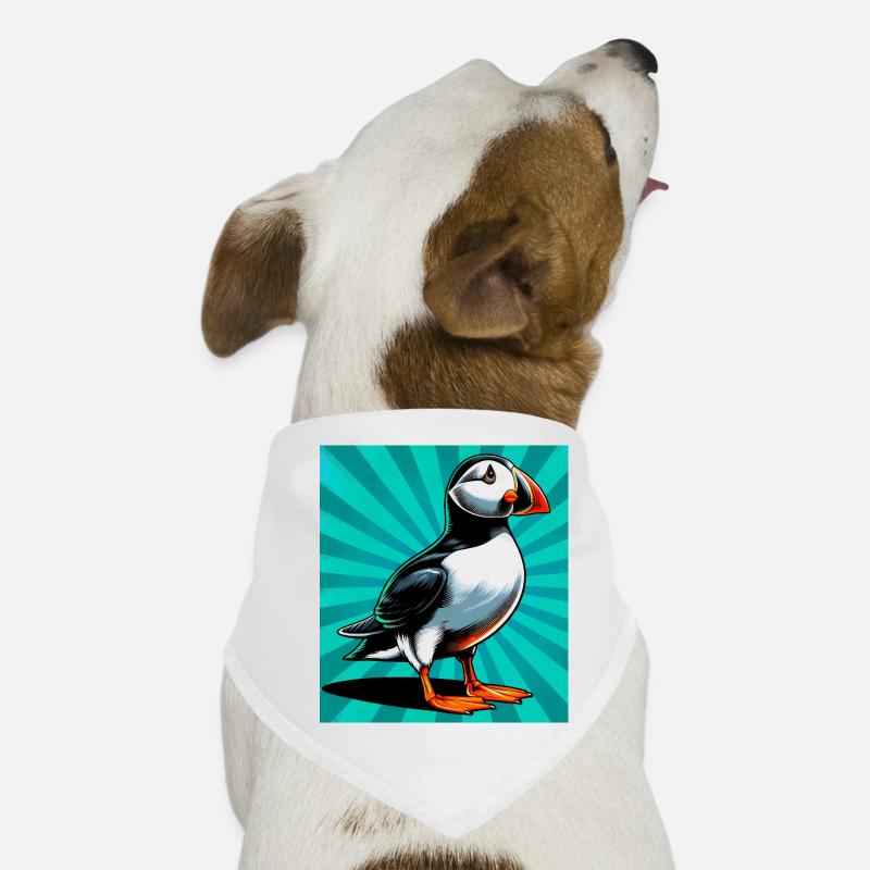 Papageitaucher Hunde-Bandana