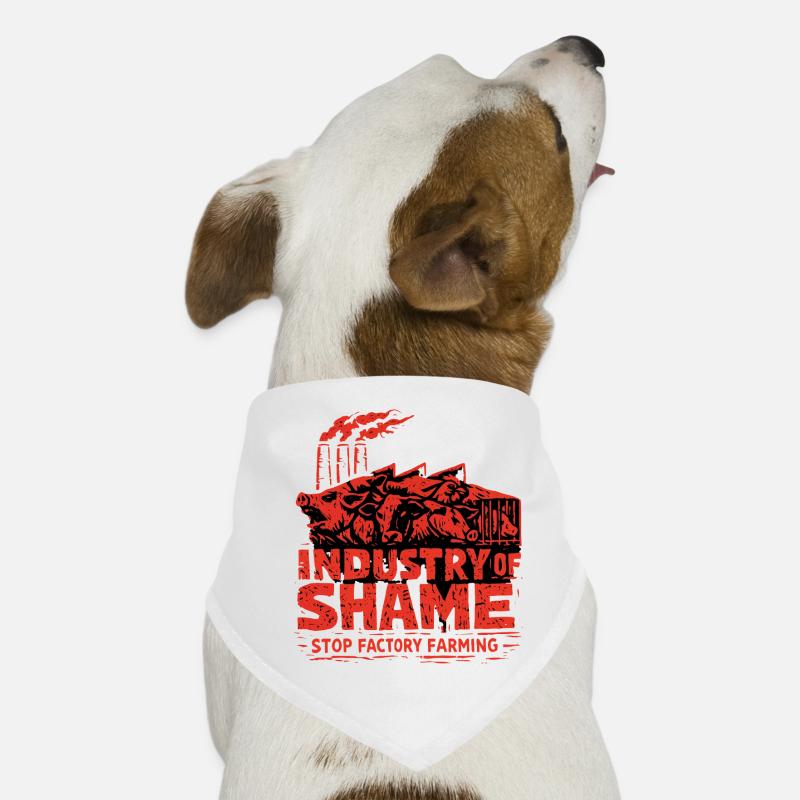 Industrie de la honte – Arrêter l’élevage industriel Bandana pour chien