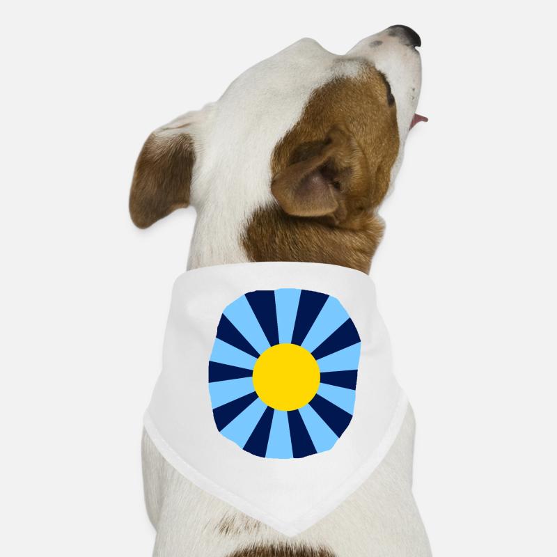 Psychedelic flower Dog Bandana