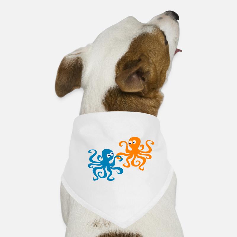 Octopus Valentine's Day Comic Sea Octopus Child Dog Bandana