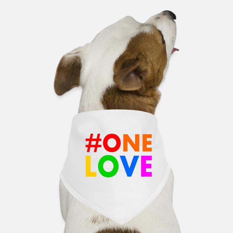 One love Bandana pour chien