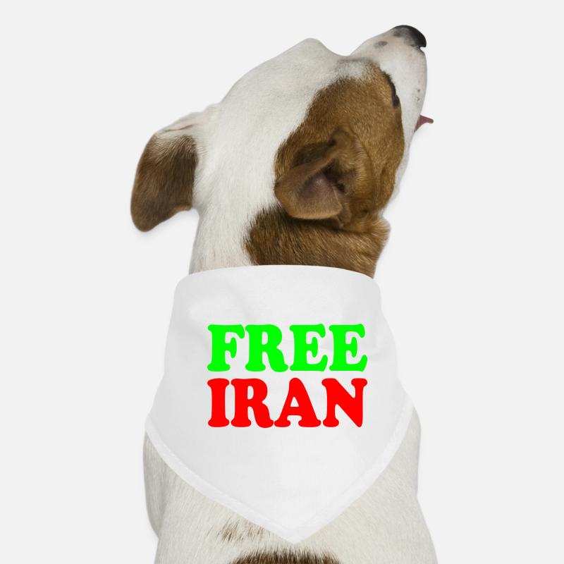 Free iran Bandana pour chien