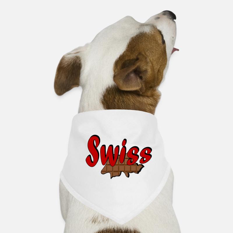 Schweizer Schokolade Hunde-Bandana