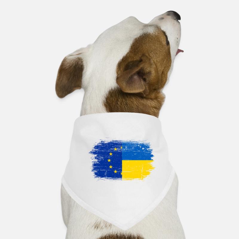 EU Ukraine Flag Fusion Dog Bandana