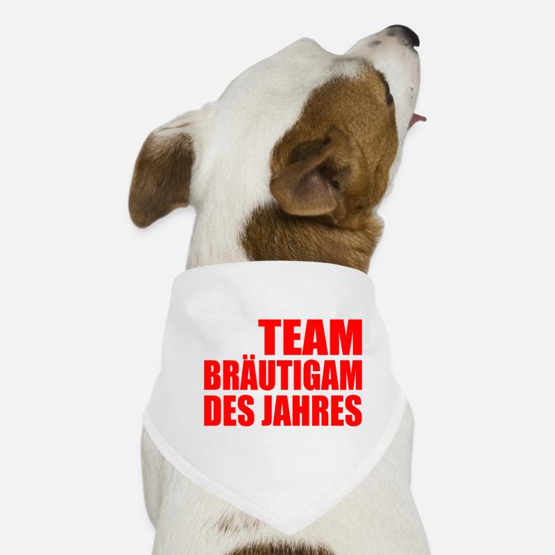 Team bräutigam Hunde-Bandana
