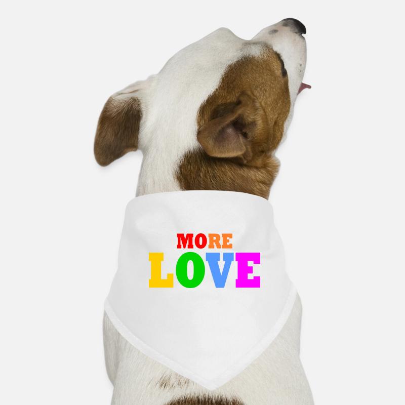 More love Dog Bandana