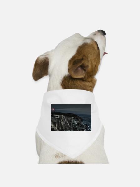 Cliffs - Dog Bandana - white - Front