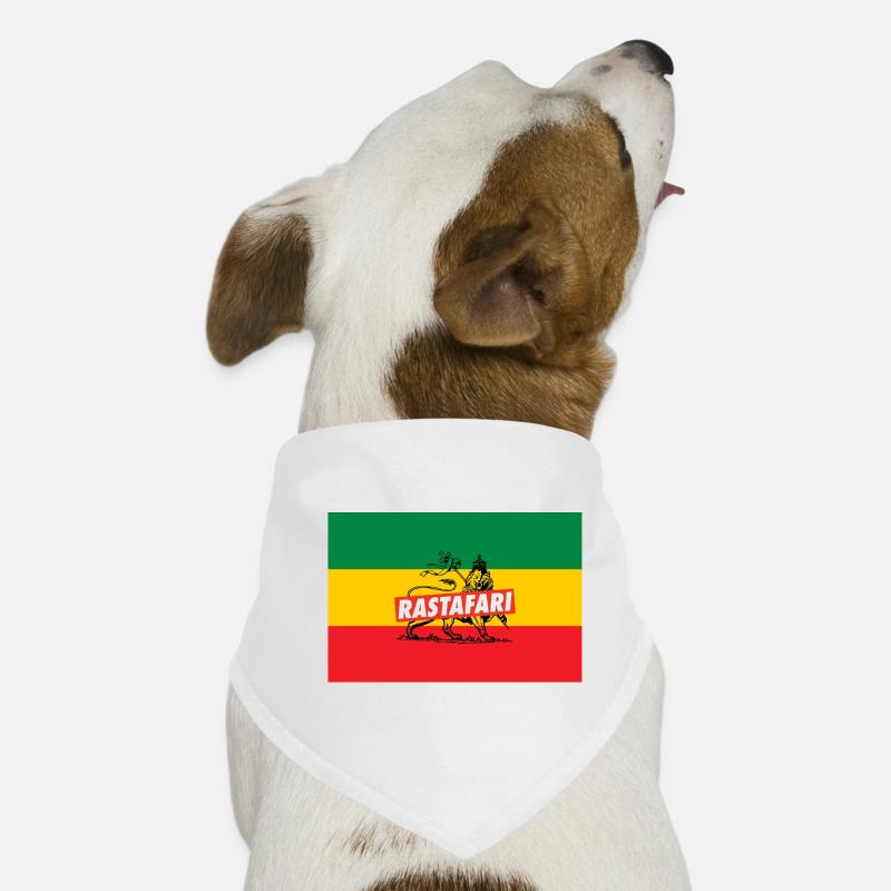 DRAPEAU REGGAE - RASTA LION - JAH RASTAFARI Bandana pour chien