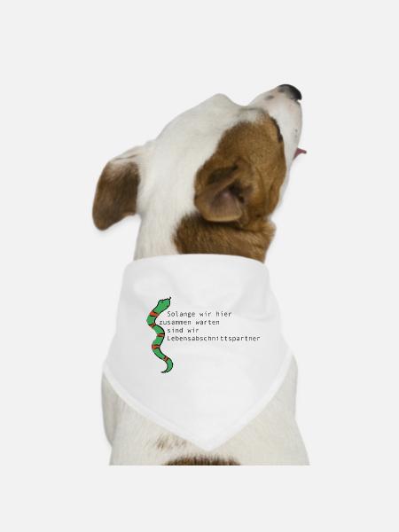 PARTENAIRE DE VIE SUR SCÈNE - Bandana pour chien - blanc - Devant