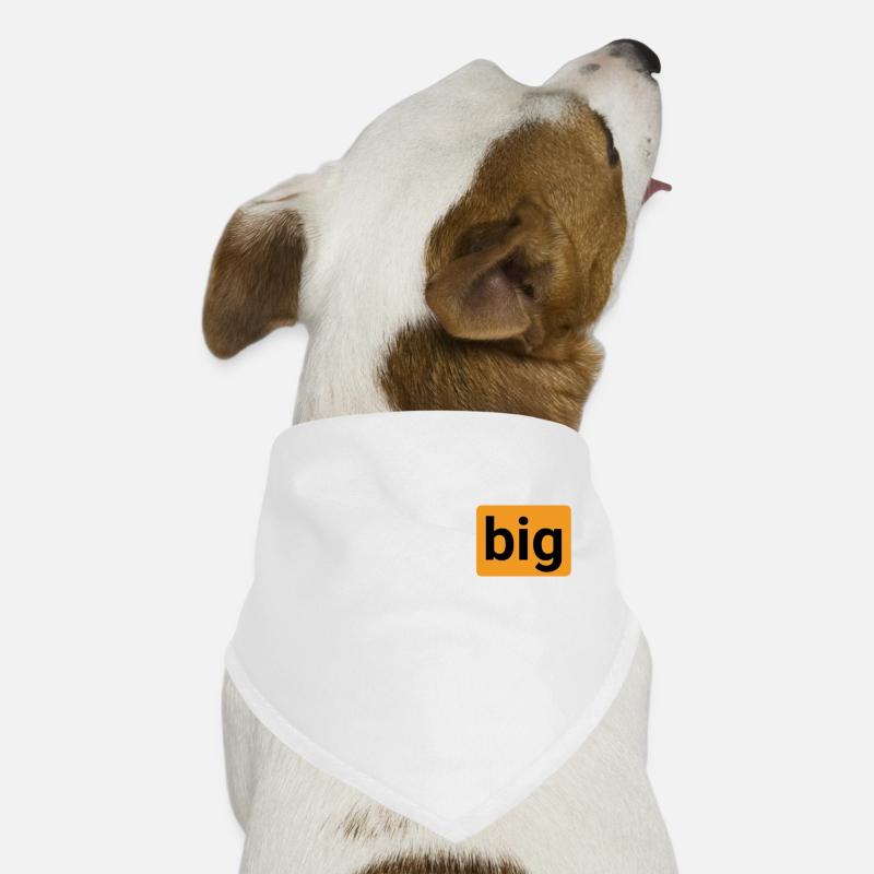 Think big (white) Bandana pour chien