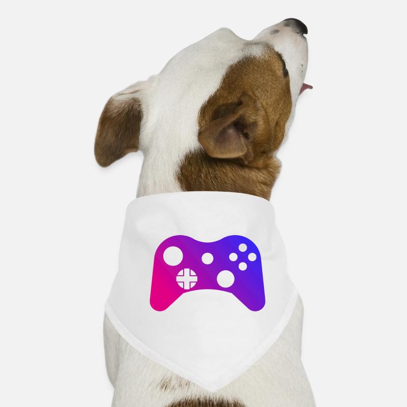 gaming controller gamer game Hunde-Bandana
