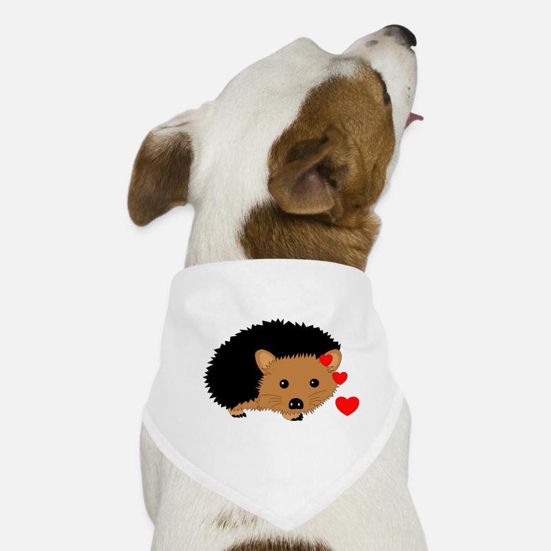 Hérisson Saint-Valentin Bandana pour chien