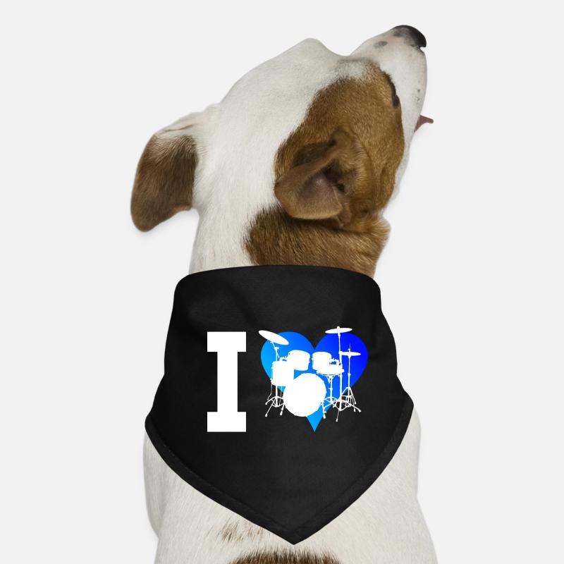 Perkussionist Drum Kit Schlagzeugspieler Hunde-Bandana