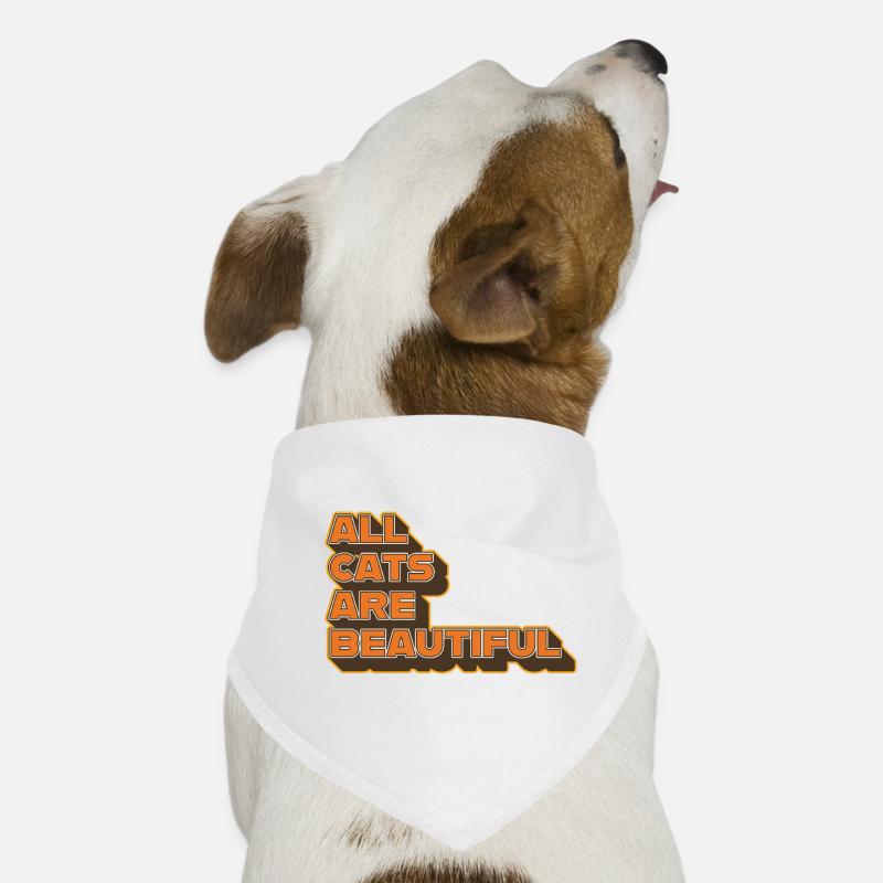Tous les chats sont beaux – une déclaration élégante Bandana pour chien
