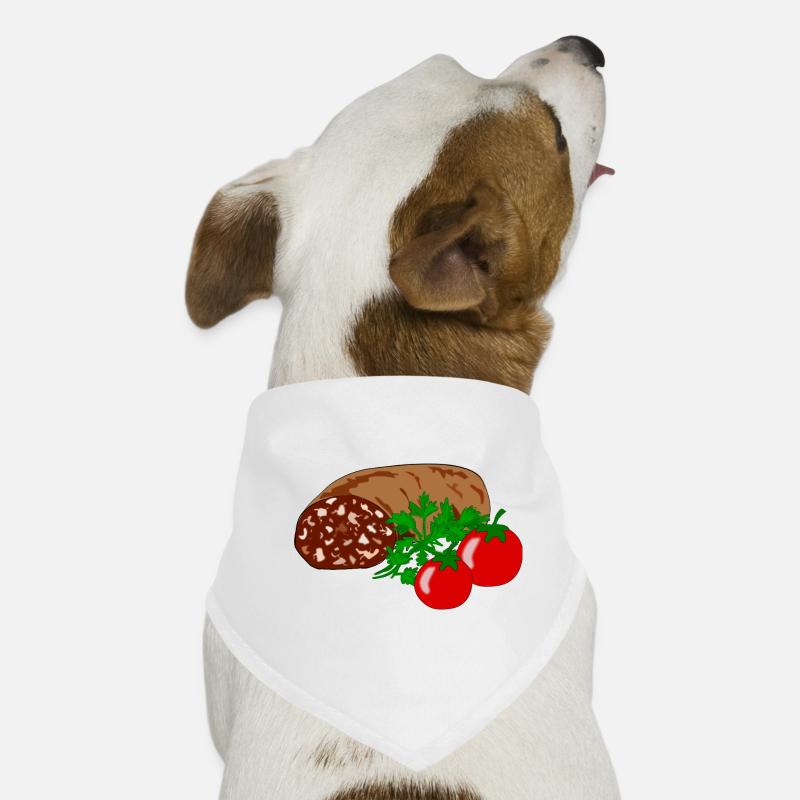 Blutwurst mit Tomate Hunde-Bandana