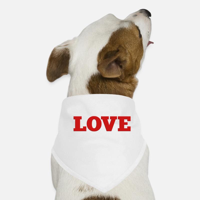 LOVE Bandana pour chien