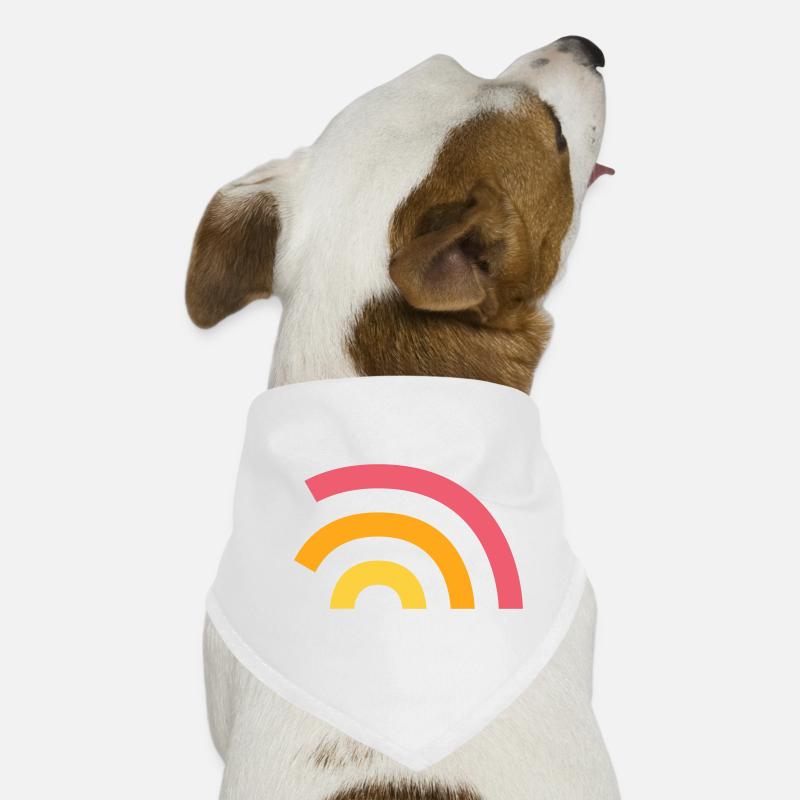 Logo arc-en-ciel Bandana pour chien