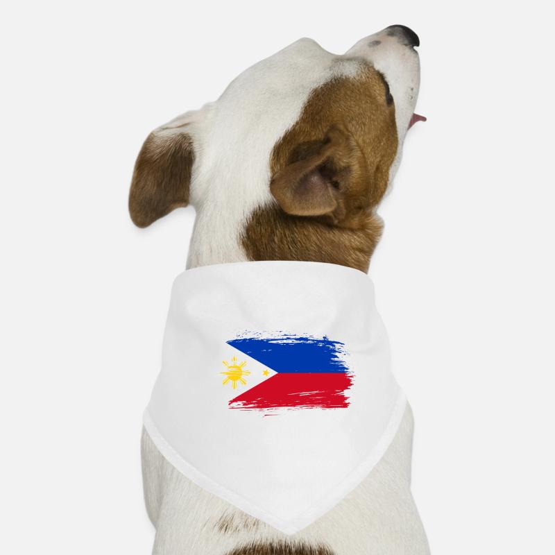 Philippinen Flagge Hunde-Bandana