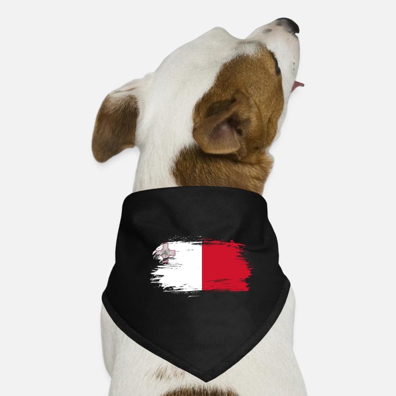 Malta flag Dog Bandana