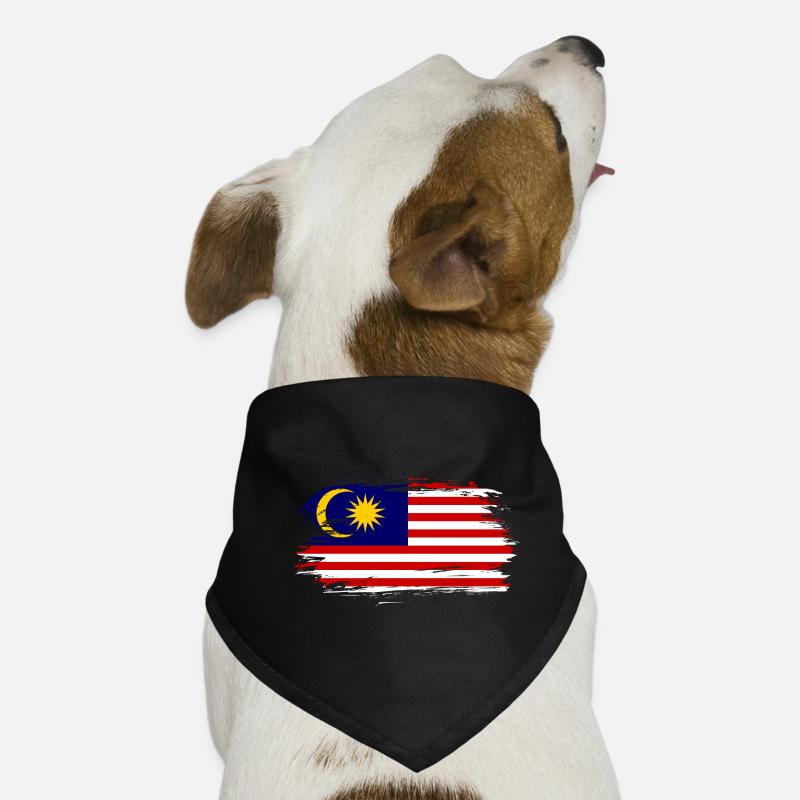 Drapeau drapeau malaisie Bandana pour chien