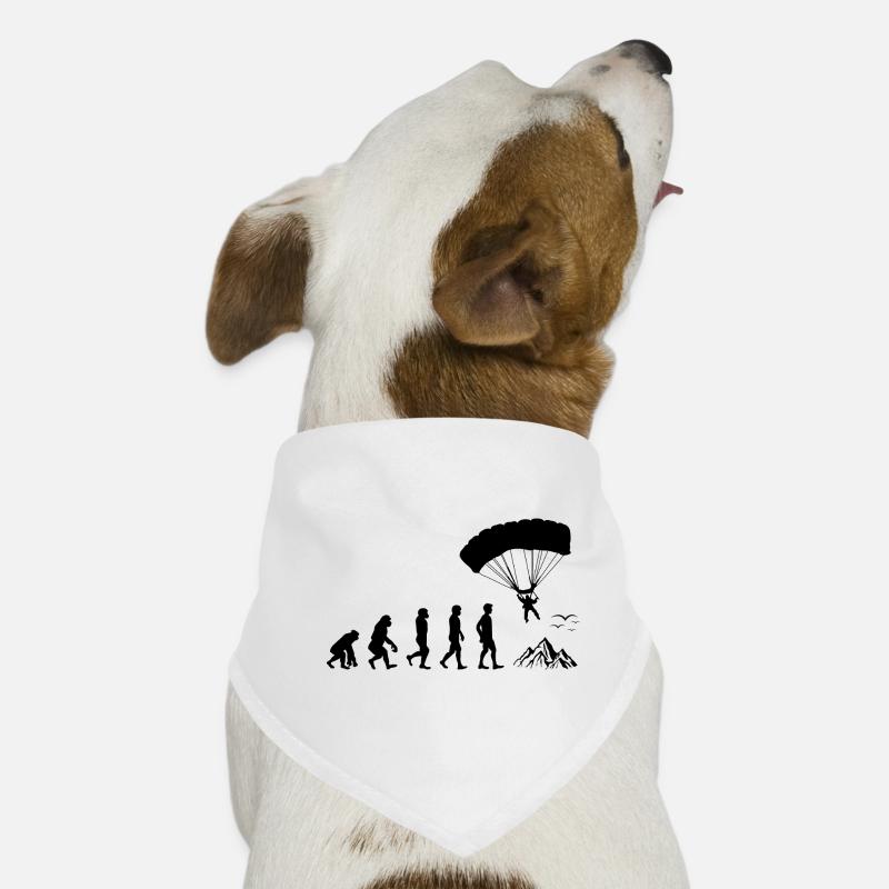 Parachute Parachute Parachute Parachutisme Évolution Bandana pour chien