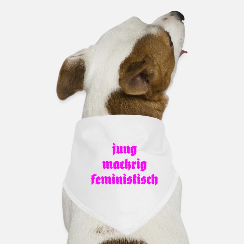 jung mackrig feministisch Hunde-Bandana