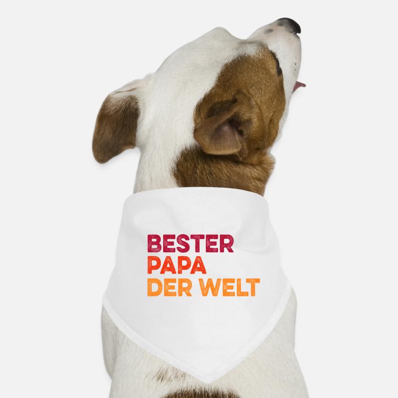 Bester Papa der Welt Vatertag lustig Hunde-Bandana