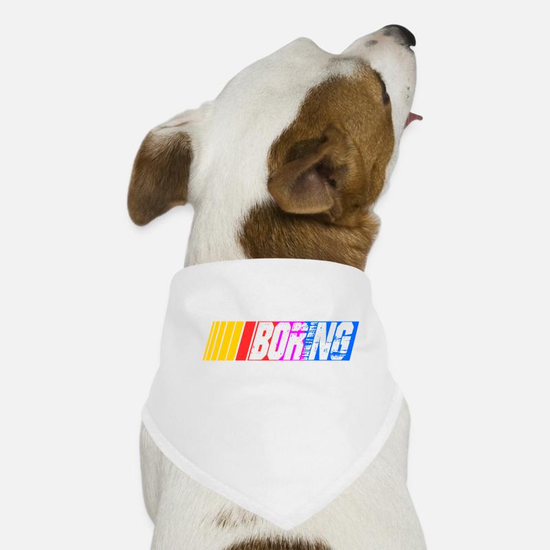 course de nascar ennuyeuse Bandana pour chien