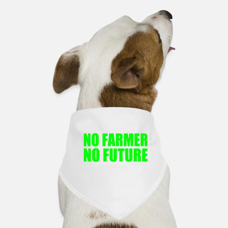 no farmer no future Hunde-Bandana