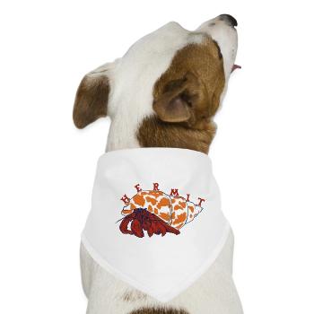 Einsiedlerkrebs - Hunde-Bandana - Weiß - Vorne